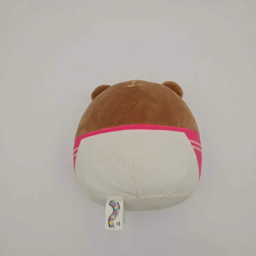 Original Squishmallow Plush Kellytoy Bear Quote Design Brown/Pink Good Condition - Picture 2 of 7